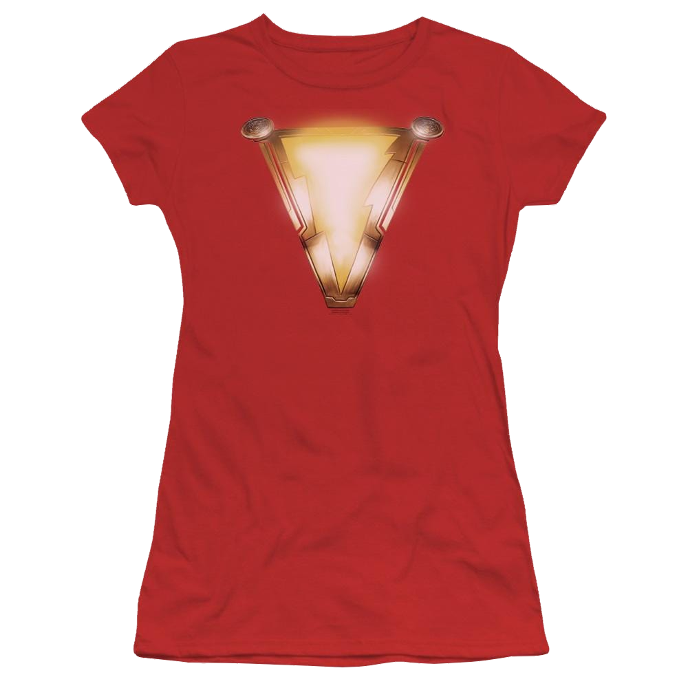 Shazam Movie Bolt - Juniors T-Shirt Juniors T-Shirt Shazam
