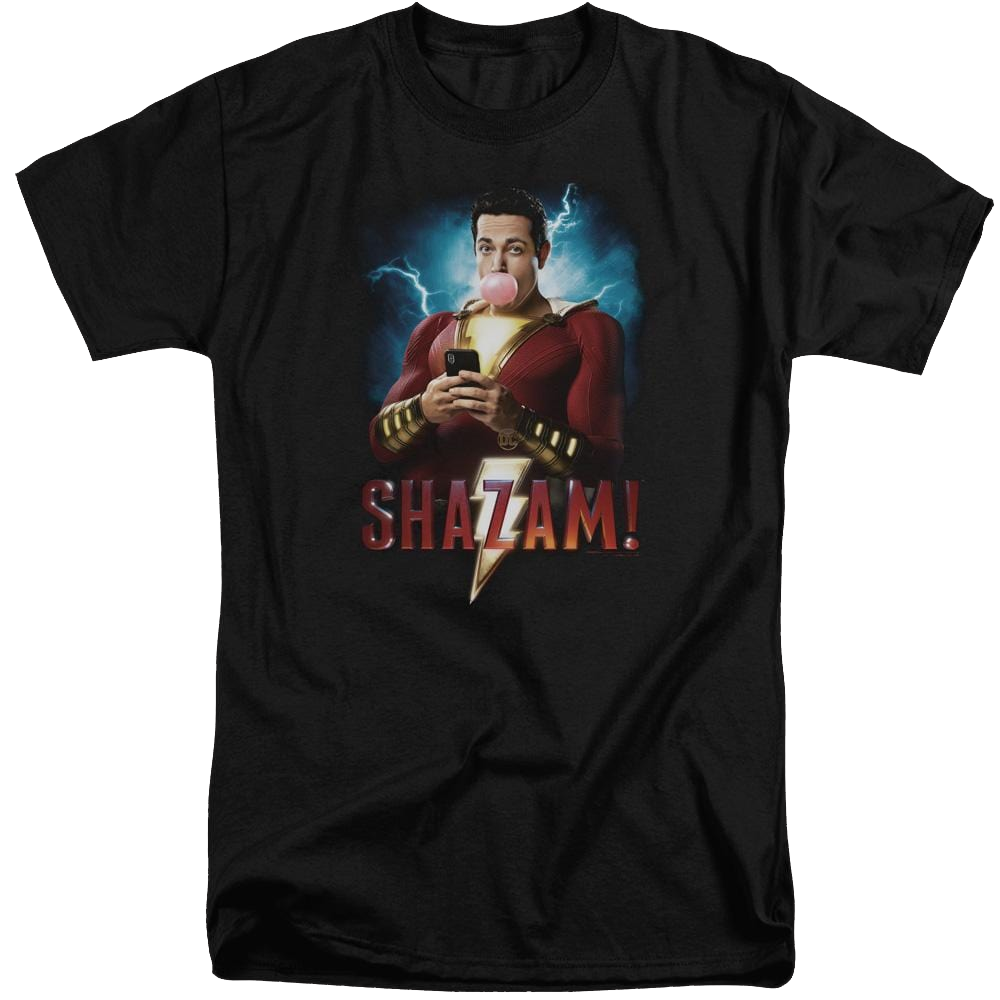 Shazam Movie Blowing Up - Men's Tall Fit T-Shirt Men's Tall Fit T-Shirt Shazam