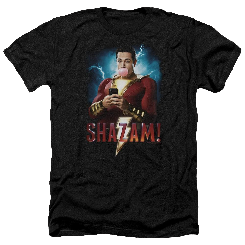 Shazam Movie Blowing Up - Men's Heather T-Shirt Men's Heather T-Shirt Shazam