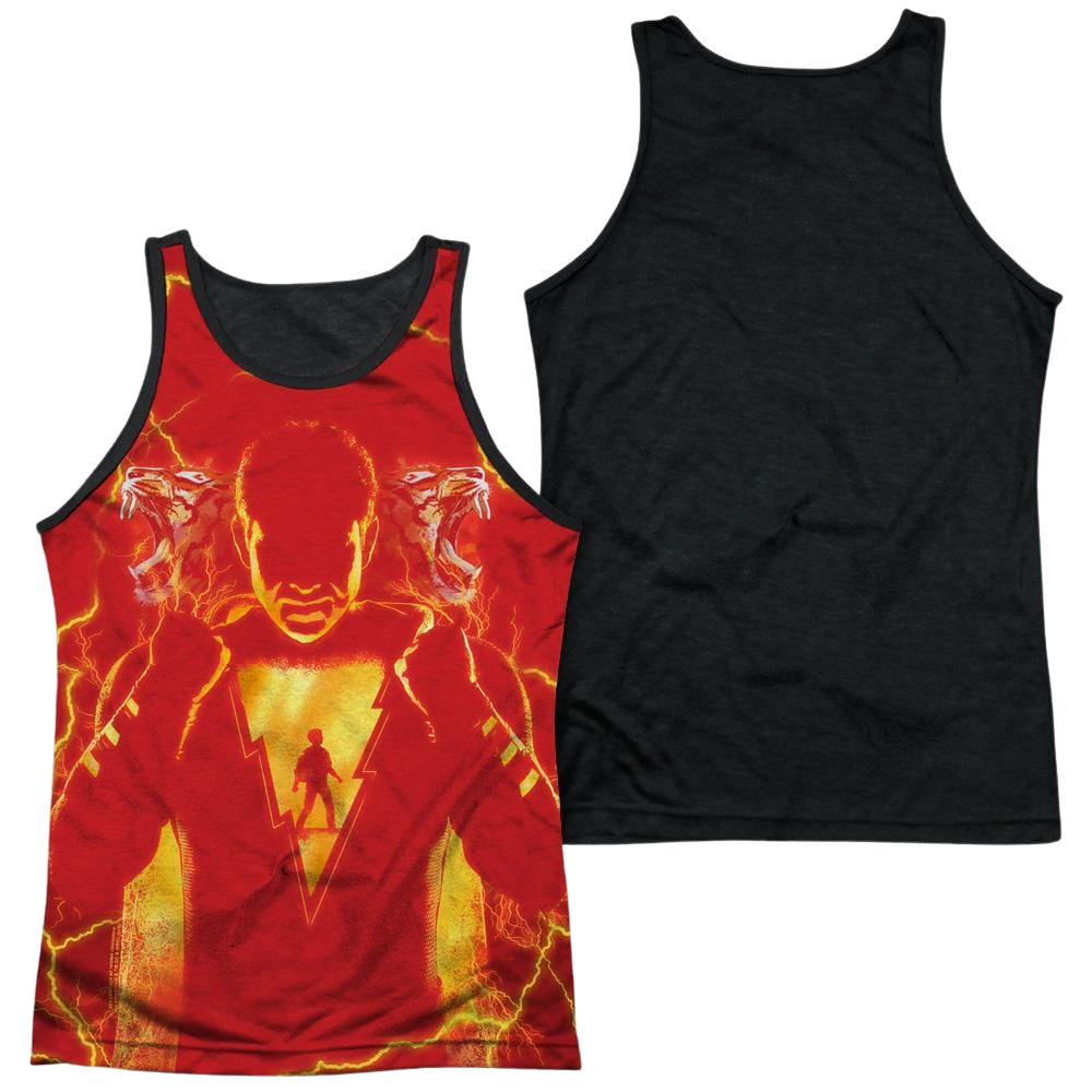 Shazam Movie Whats Inside Sub - Men's Black Back Tank Top Men's Black Back Tank Shazam