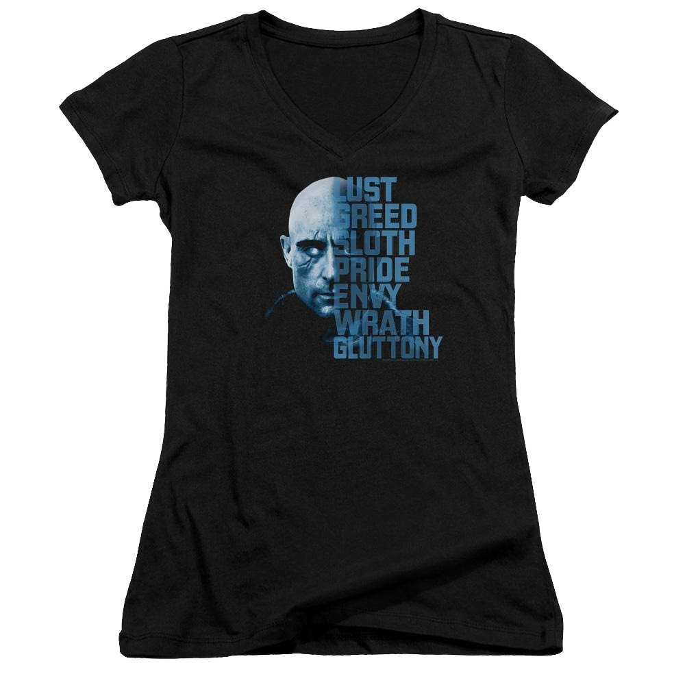 Shazam Movie Evil Sivana - Juniors V-Neck T-Shirt Juniors V-Neck T-Shirt Shazam