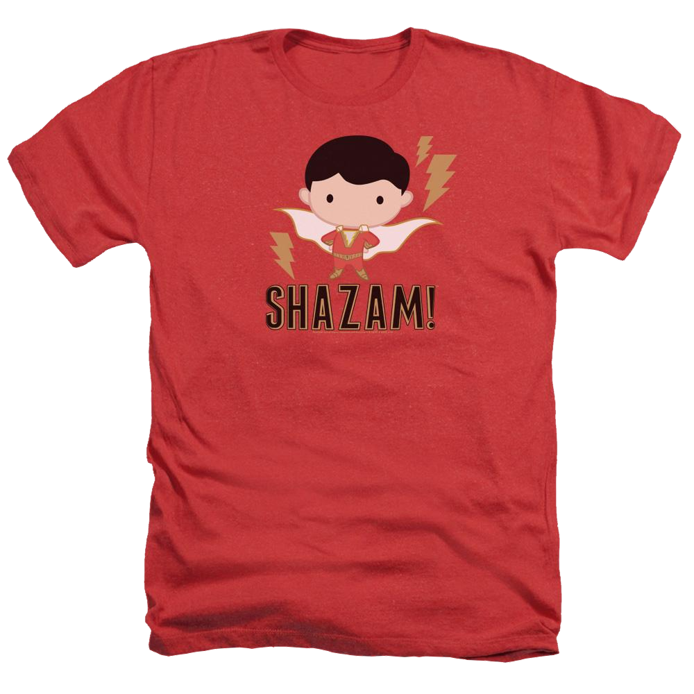 Shazam Movie Shazam Chibi - Men's Heather T-Shirt Men's Heather T-Shirt Shazam