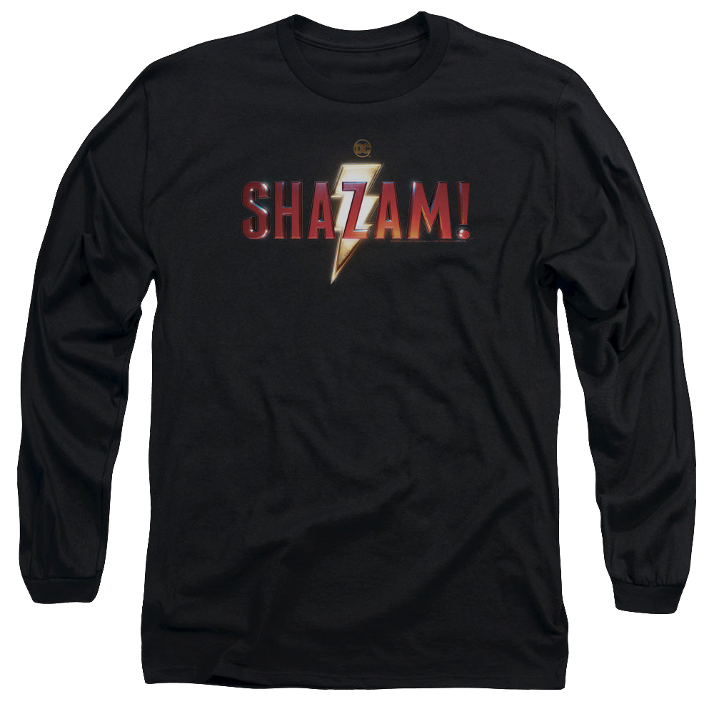 Shazam Movie Shazam Logo - Men's Long Sleeve T-Shirt Men's Long Sleeve T-Shirt Shazam