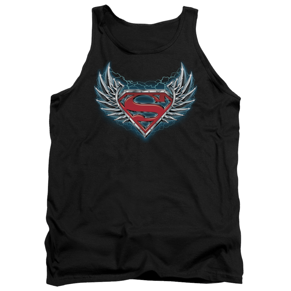Superman Steel Wings Logo - Men's Tank Top Men's Tank Superman