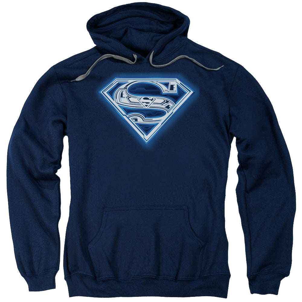 Superman Cyber Shield - Pullover Hoodie Pullover Hoodie Superman