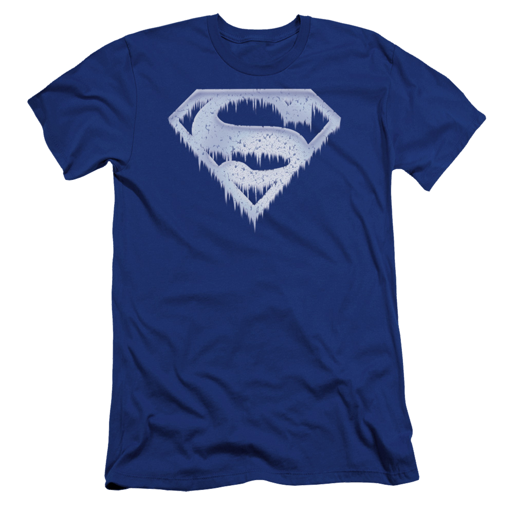 Superman Ice And Snow Shield - Men's Premium Slim Fit T-Shirt Men's Premium Slim Fit T-Shirt Superman