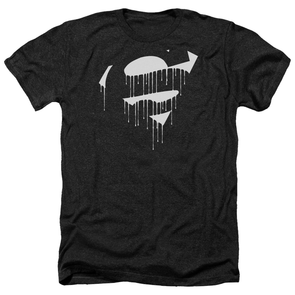 Superman Dripping Shield - Men's Heather T-Shirt Men's Heather T-Shirt Superman