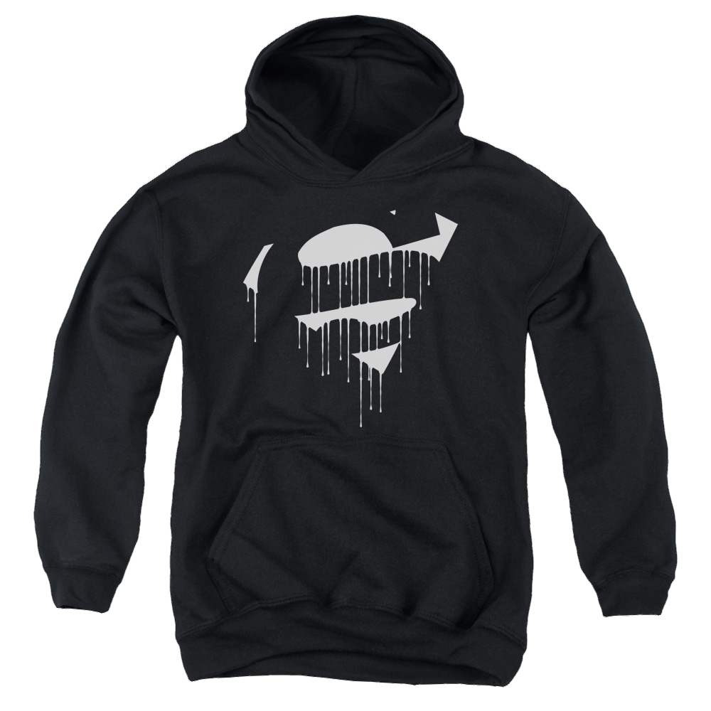 Superman Dripping Shield - Youth Hoodie Youth Hoodie (Ages 8-12) Superman