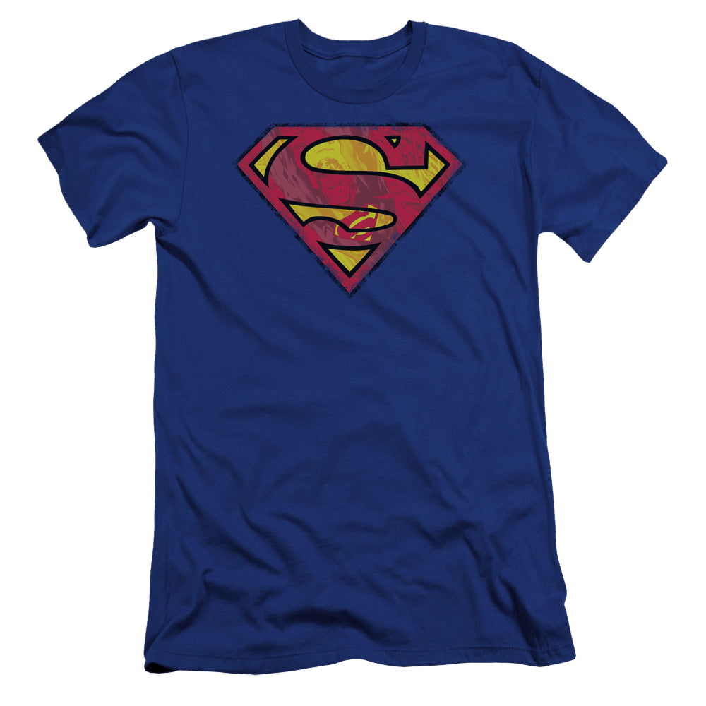 Superman Action Shield - Men's Premium Slim Fit T-Shirt Men's Premium Slim Fit T-Shirt Superman