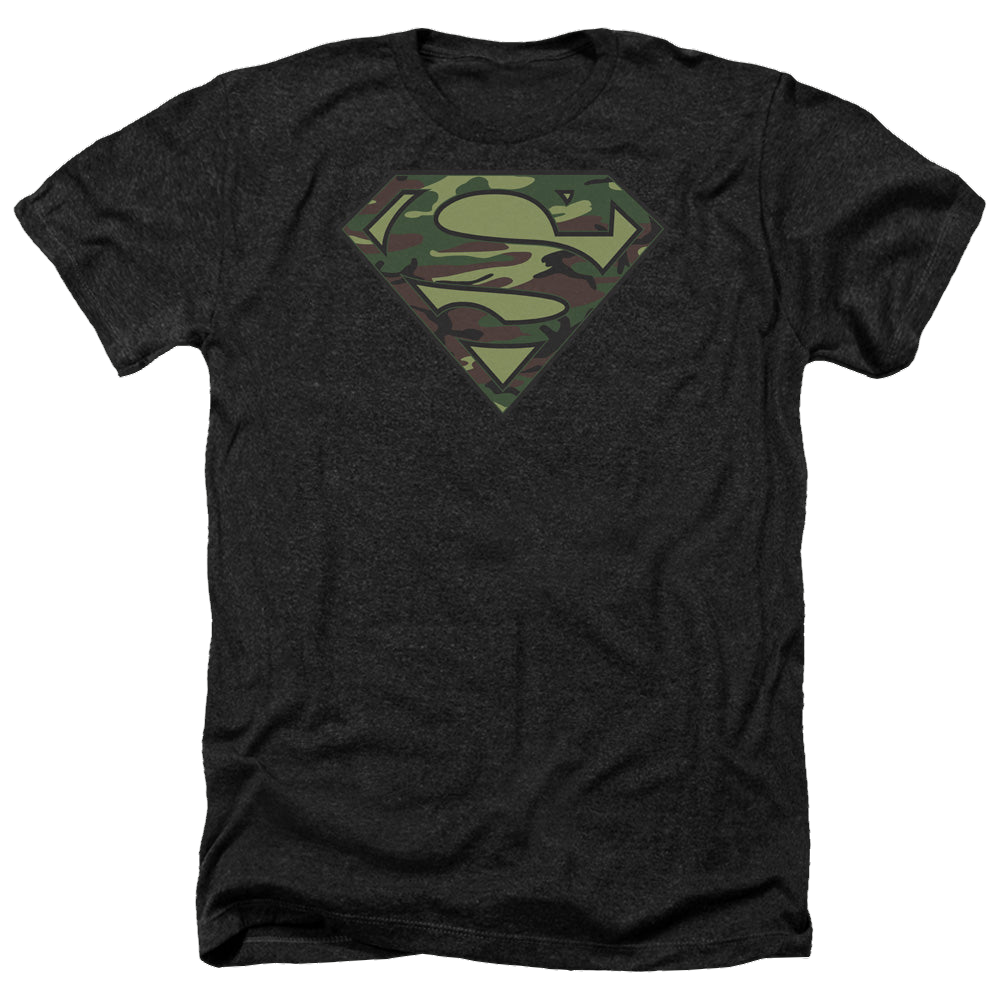 Superman Camo Logo - Men's Heather T-Shirt Men's Heather T-Shirt Superman