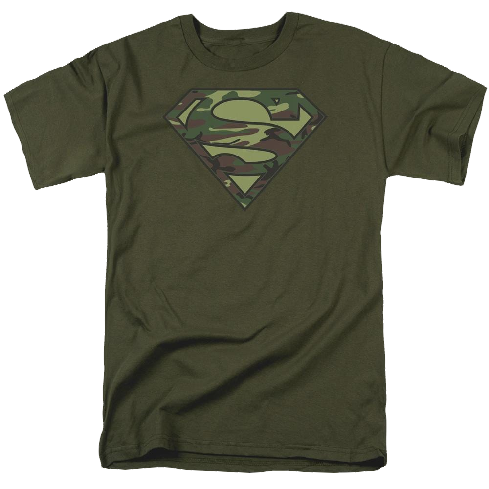 Superman Camo Logo - Men's Regular Fit T-Shirt Men's Regular Fit T-Shirt Superman