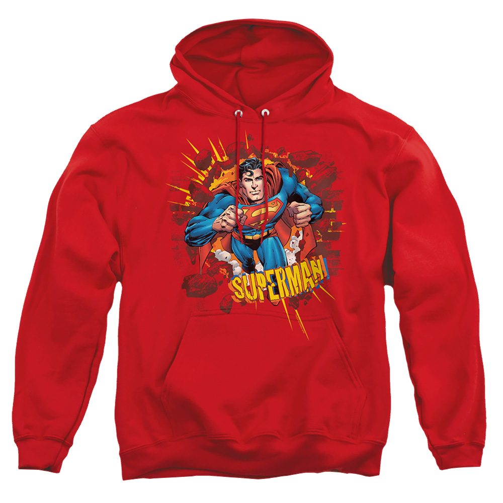 Superman Sorry About The Wall - Pullover Hoodie Pullover Hoodie Superman