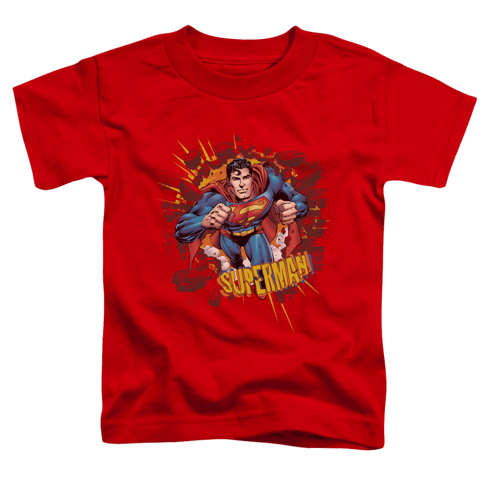 Superman Sorry About The Wall - Kid's T-Shirt Kid's T-Shirt (Ages 4-7) Superman