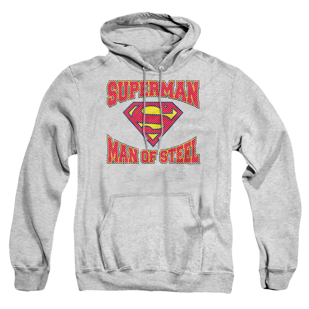 Superman Man Of Steel Jersey - Pullover Hoodie Pullover Hoodie Superman