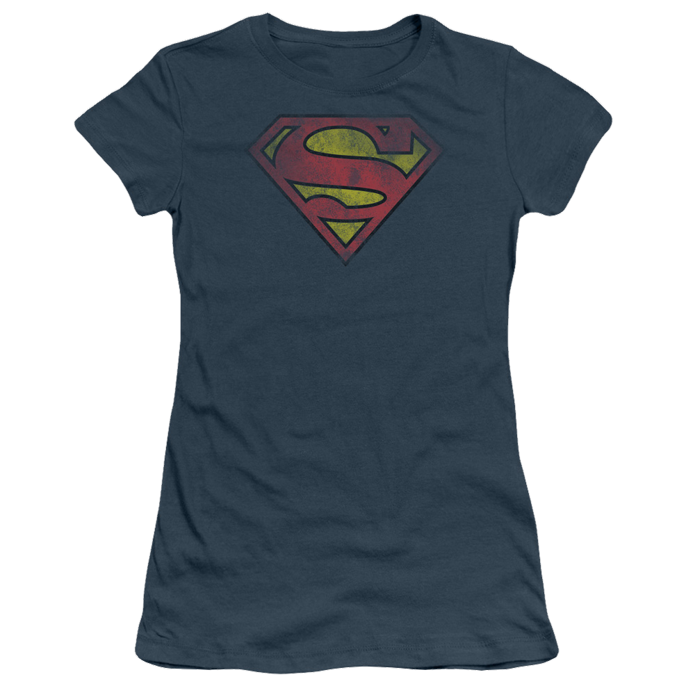 Superman Inside Shield - Juniors T-Shirt Juniors T-Shirt Superman