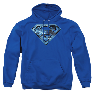 Superman On Ice Shield - Pullover Hoodie Pullover Hoodie Superman
