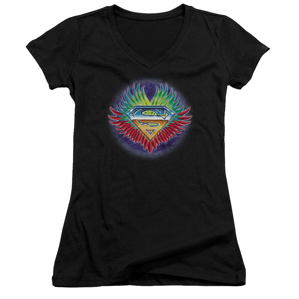 Superman Dont Stop Believing - Juniors V-Neck T-Shirt Juniors V-Neck T-Shirt Superman