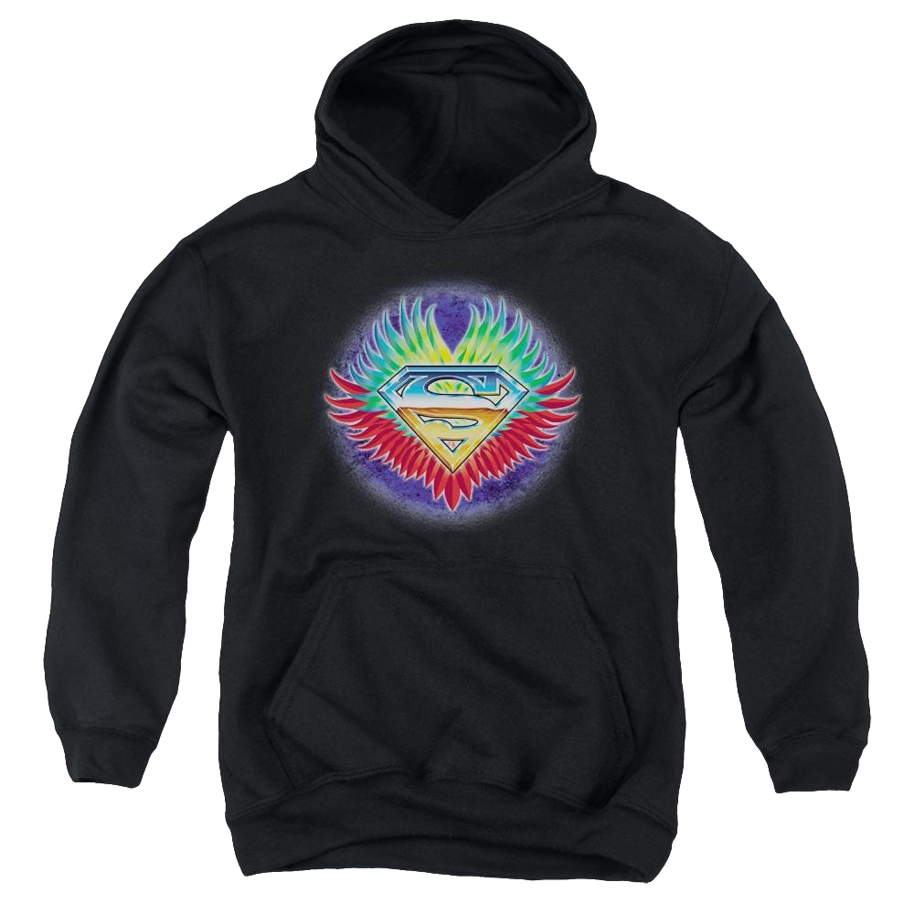Superman Dont Stop Believing - Youth Hoodie Youth Hoodie (Ages 8-12) Superman
