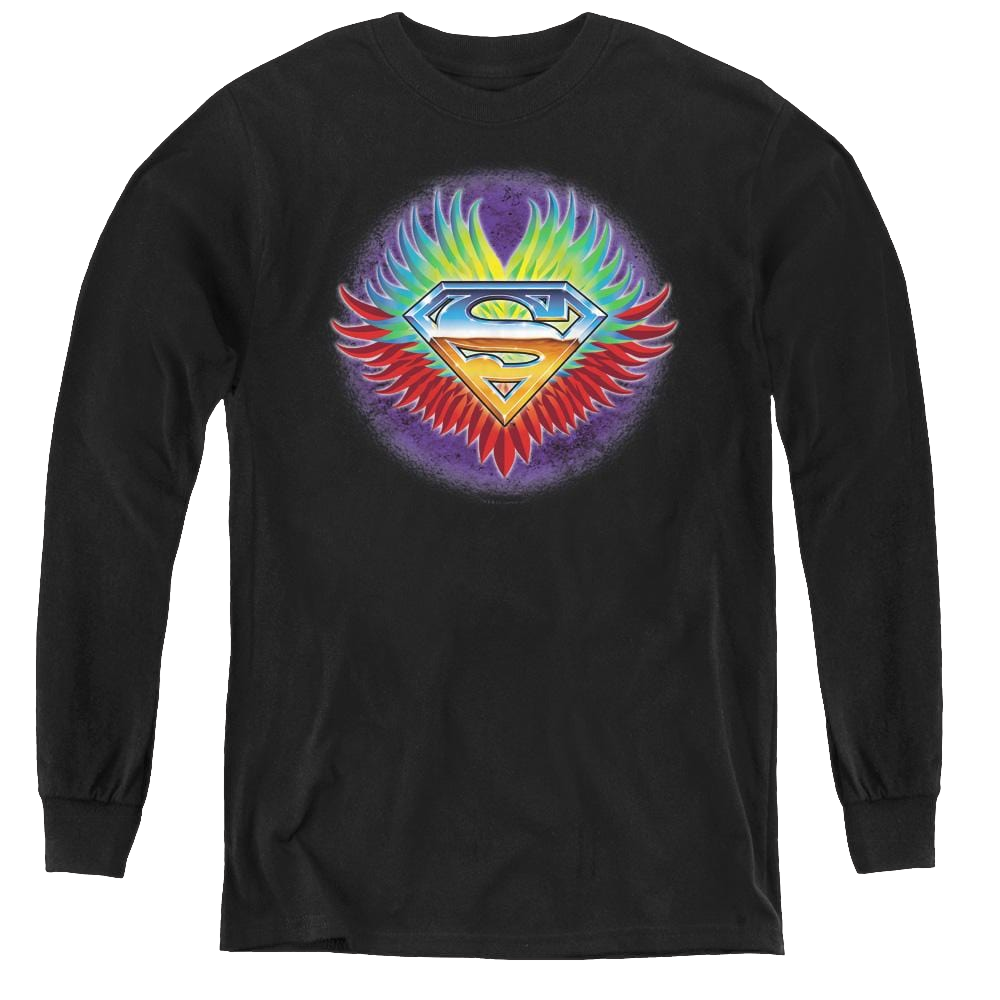 Superman Dont Stop Believing - Youth Long Sleeve T-Shirt Youth Long Sleeve T-Shirt Superman