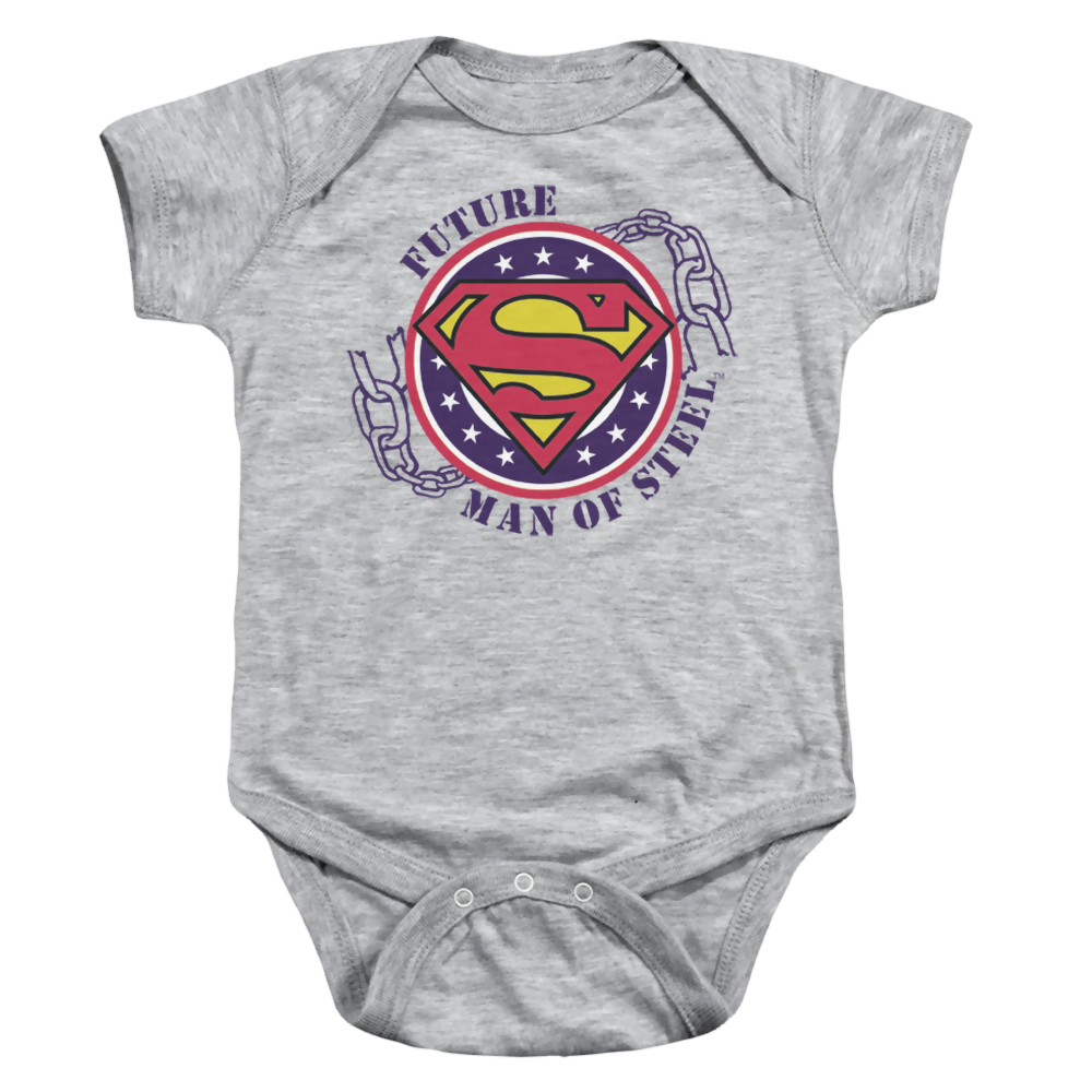 Superman Future Man Of Steel - Baby Bodysuit Baby Bodysuit Superman