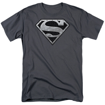 Superman Super Metallic Shield - Men's Regular Fit T-Shirt Men's Regular Fit T-Shirt Superman