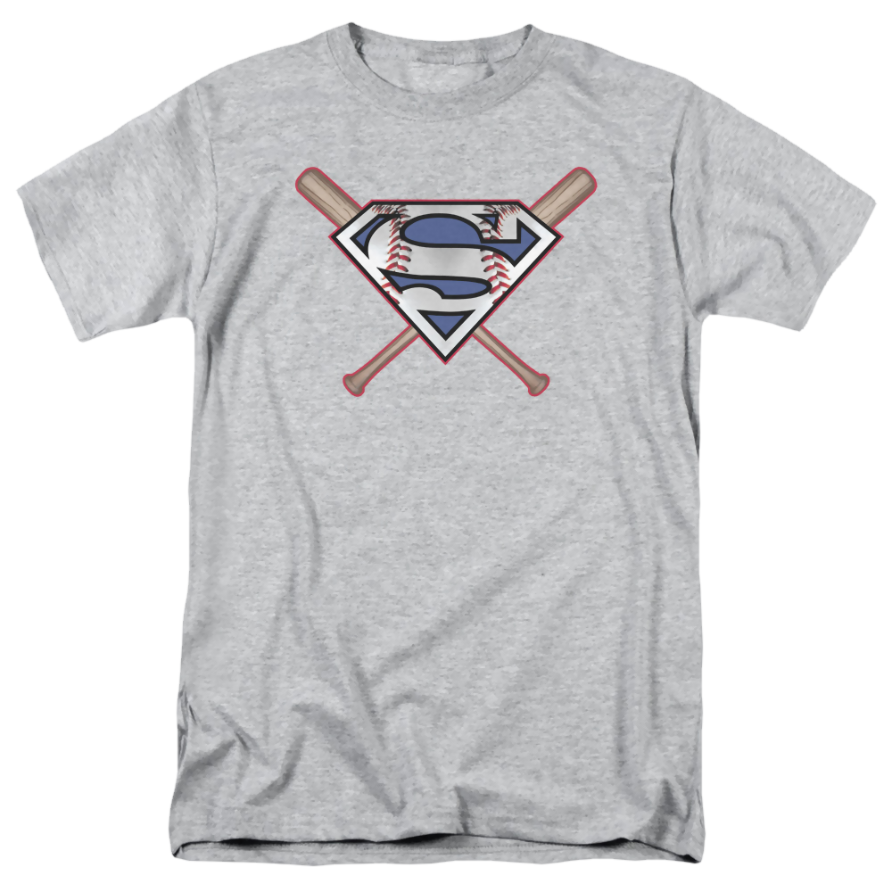 Superman Crossed Bats - Men's Regular Fit T-Shirt Men's Regular Fit T-Shirt Superman