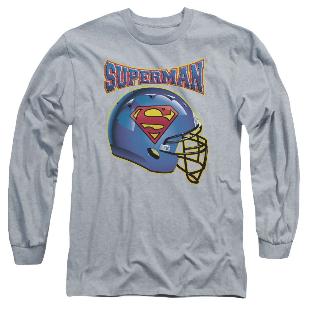Superman Helmet - Men's Long Sleeve T-Shirt Men's Long Sleeve T-Shirt Superman