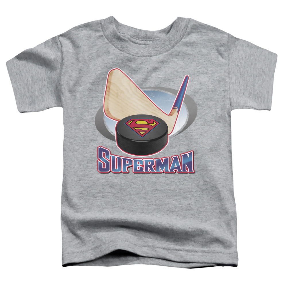 Superman Hockey Stick - Kid's T-Shirt Kid's T-Shirt (Ages 4-7) Superman