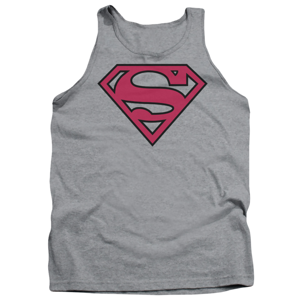 Superman Red & Black Shield - Men's Tank Top Men's Tank Superman