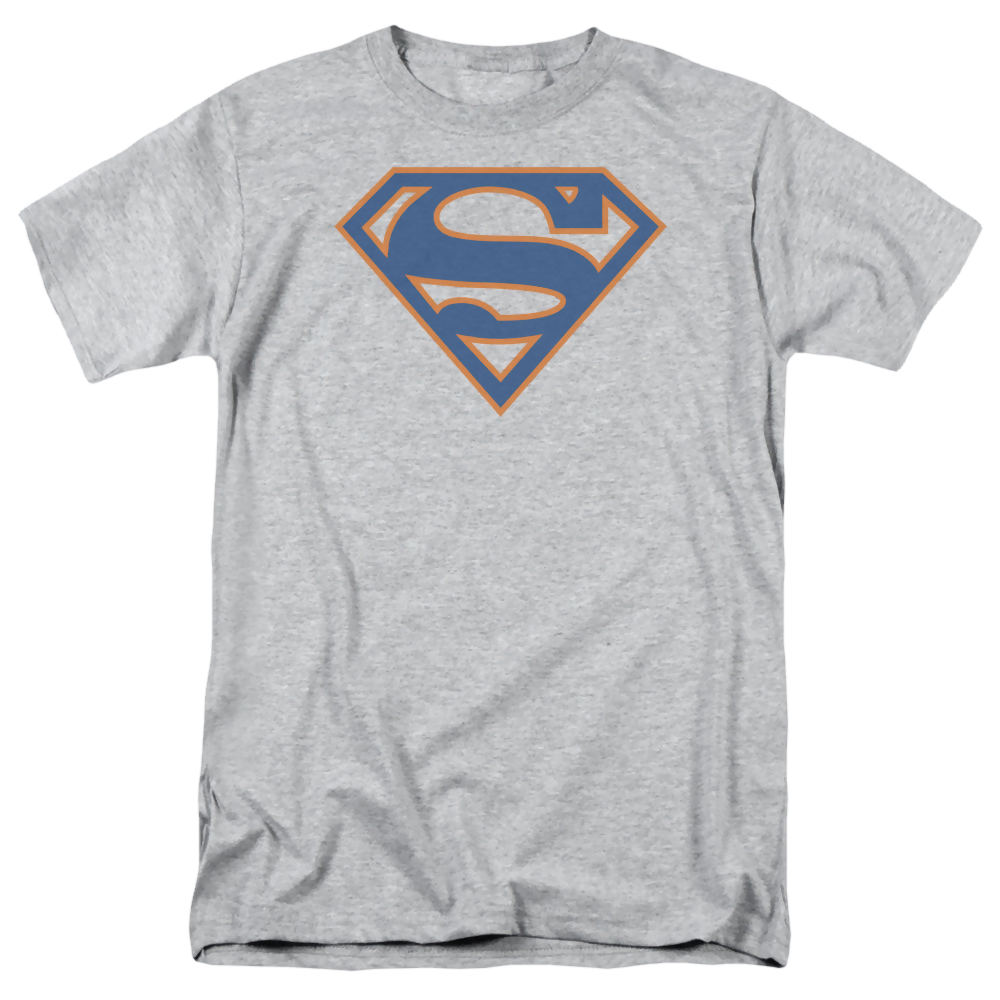 Superman Blue & Orange Shield - Men's Regular Fit T-Shirt Men's Regular Fit T-Shirt Superman