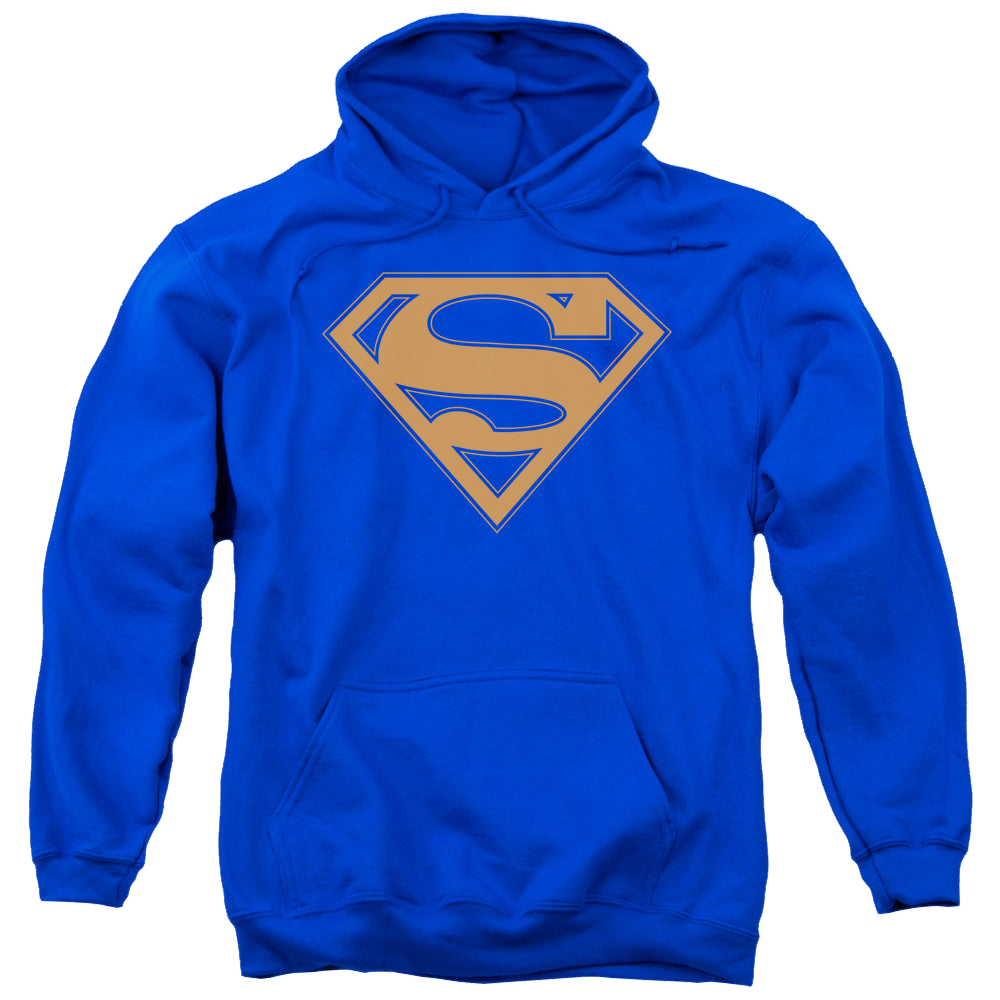 Superman Blue & Orange Shield - Pullover Hoodie Pullover Hoodie Superman