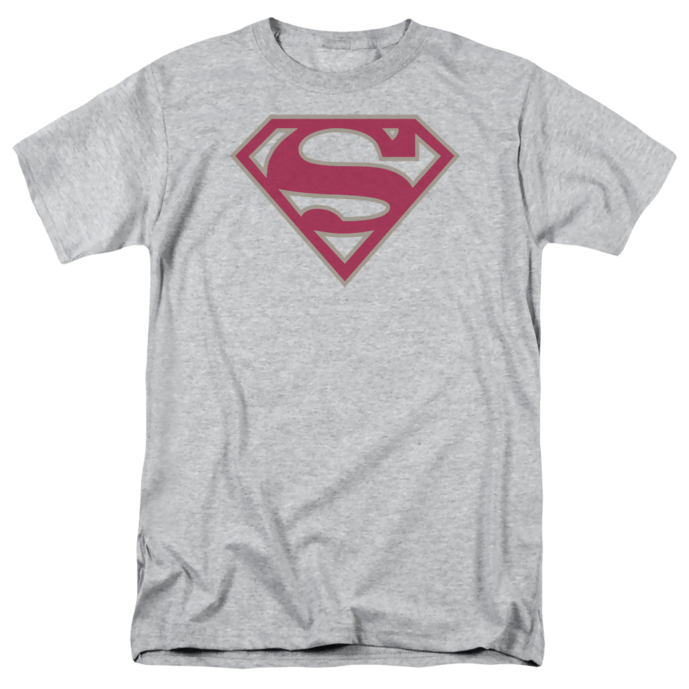 Superman Crimson & Gray Shield - Men's Regular Fit T-Shirt Men's Regular Fit T-Shirt Superman