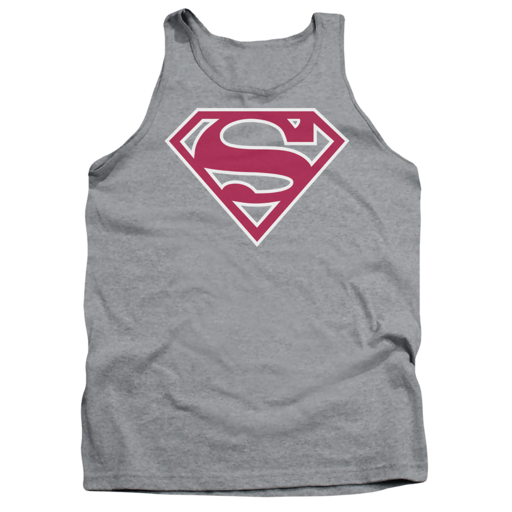 Superman Red & White Shield - Men's Tank Top Men's Tank Superman