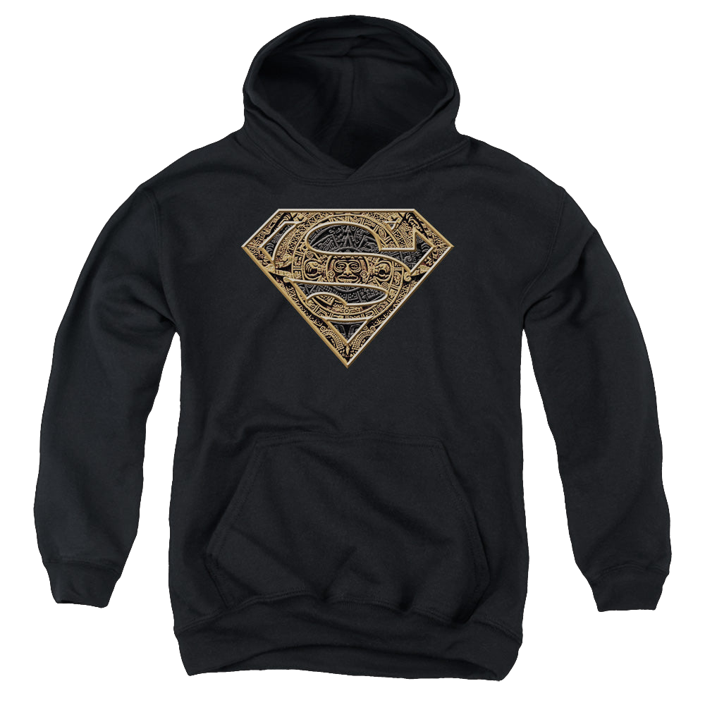 Superman Aztec Shield - Youth Hoodie Youth Hoodie (Ages 8-12) Superman
