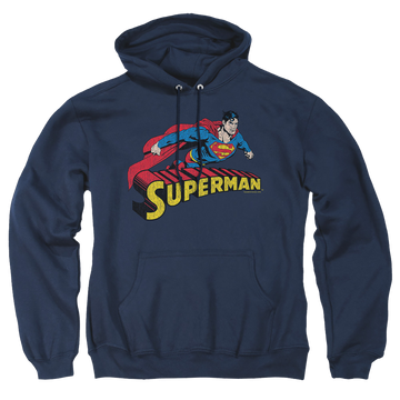 Superman Flying Over - Pullover Hoodie Pullover Hoodie Superman
