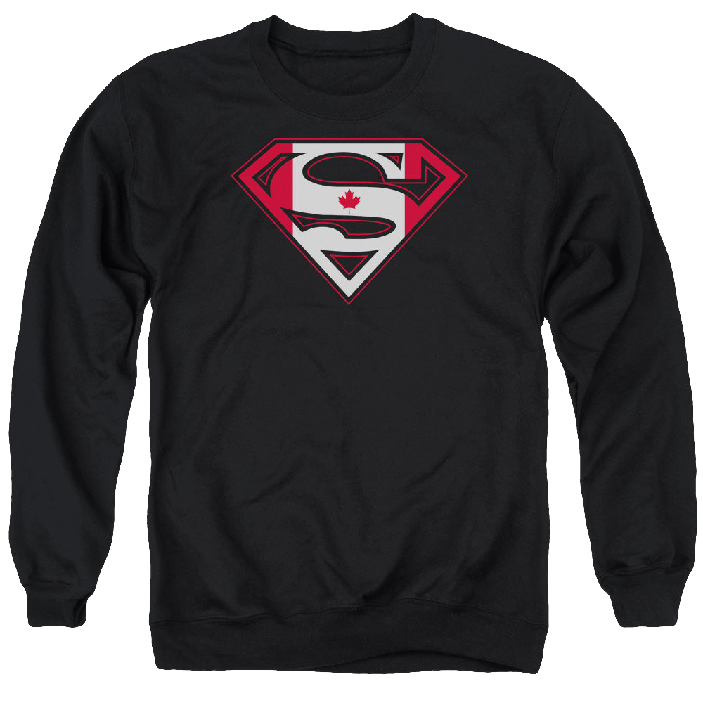 Superman Canadian Shield - Men's Crewneck Sweatshirt Men's Crewneck Sweatshirt Superman