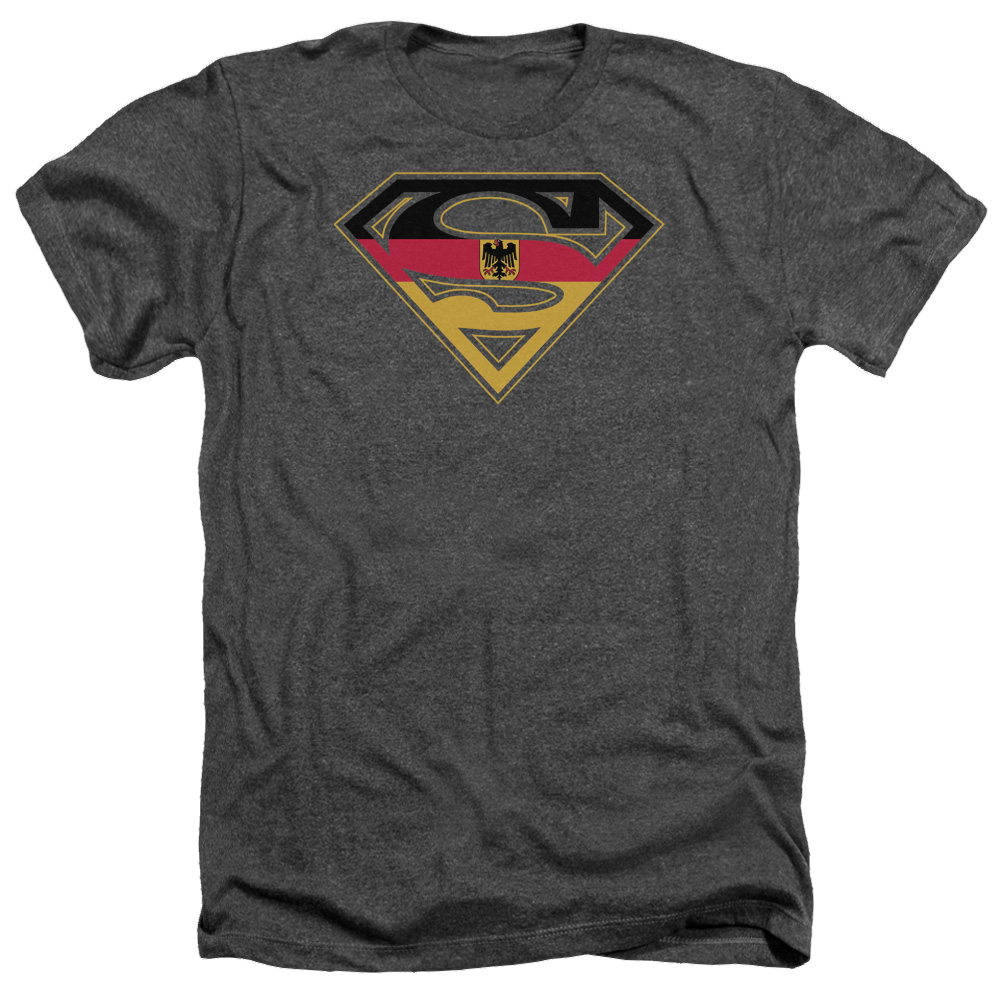 Superman German Shield - Men's Heather T-Shirt Men's Heather T-Shirt Superman
