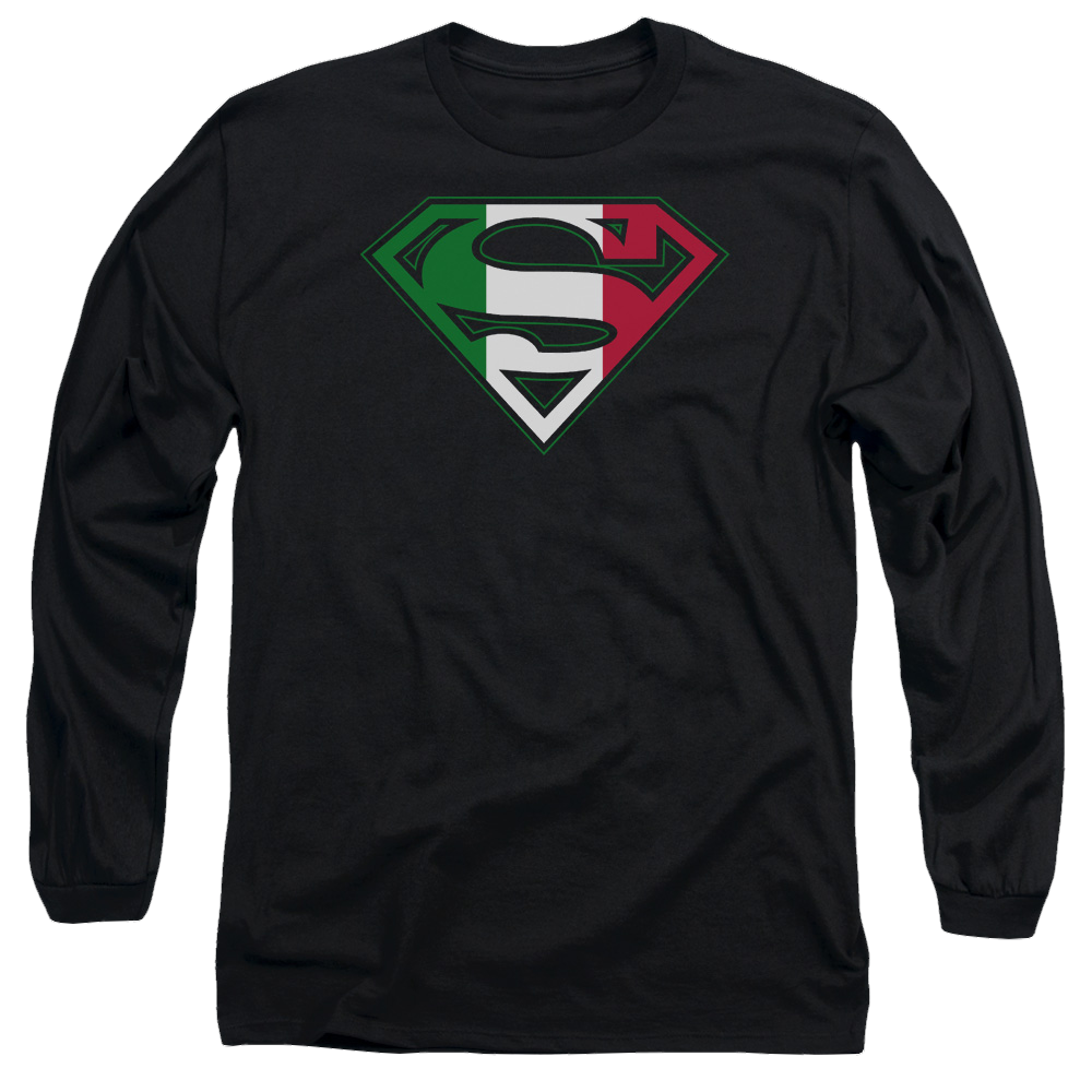 Superman Italian Shield - Men's Long Sleeve T-Shirt Men's Long Sleeve T-Shirt Superman