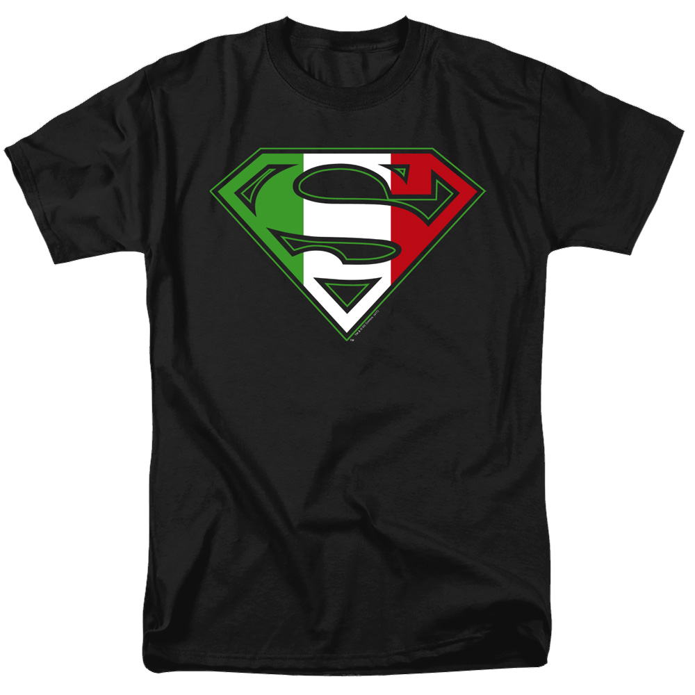 Superman Italian Shield - Men's Regular Fit T-Shirt Men's Regular Fit T-Shirt Superman