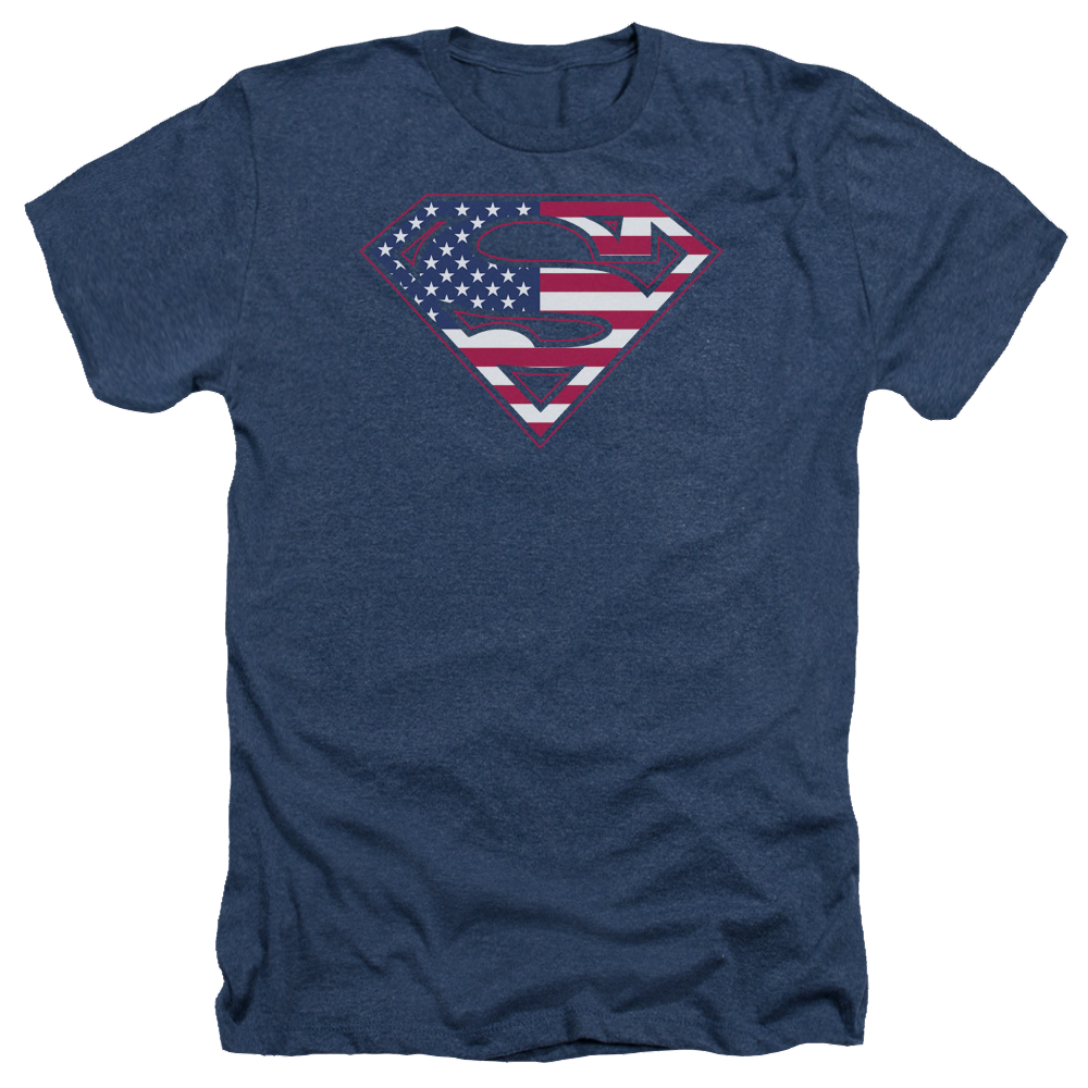 Superman U S Shield - Men's Heather T-Shirt Men's Heather T-Shirt Superman