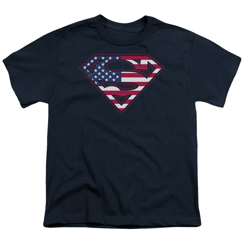Superman U S Shield - Youth T-Shirt Youth T-Shirt (Ages 8-12) Superman