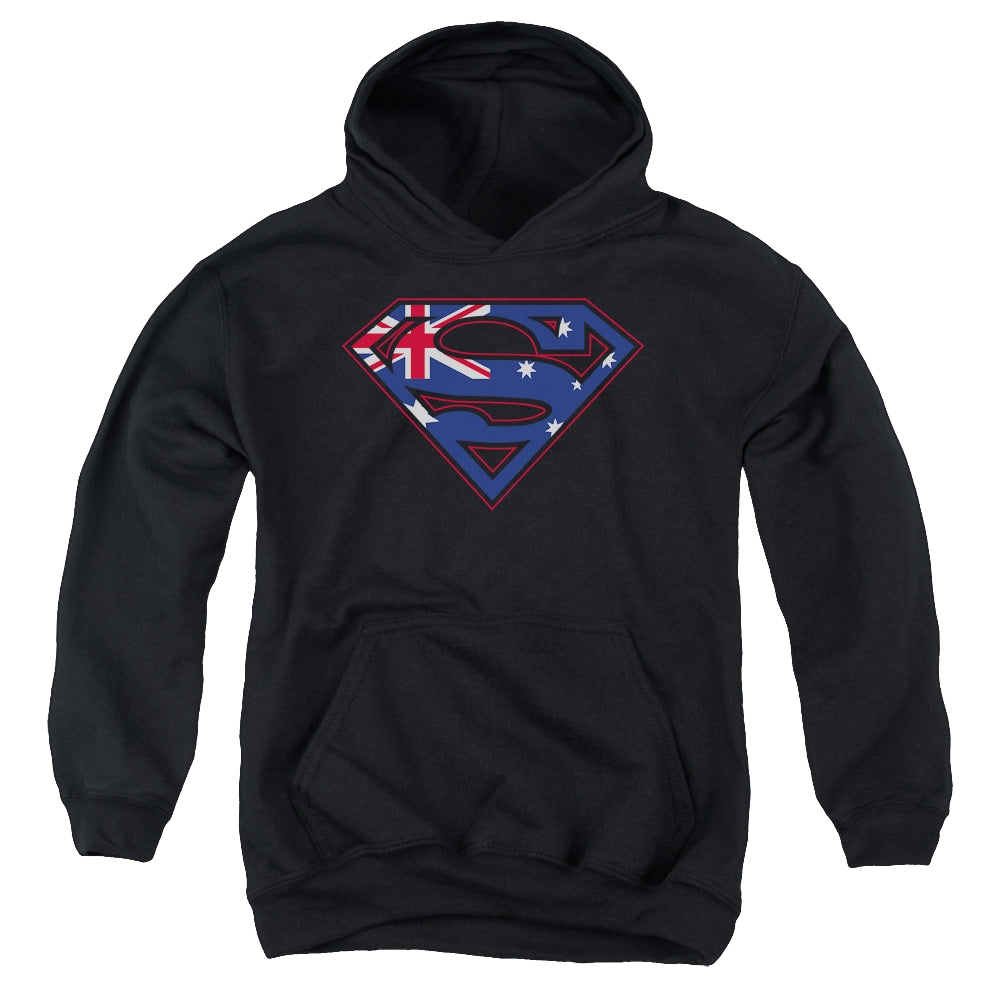 Superman Australian Shield - Youth Hoodie Youth Hoodie (Ages 8-12) Superman