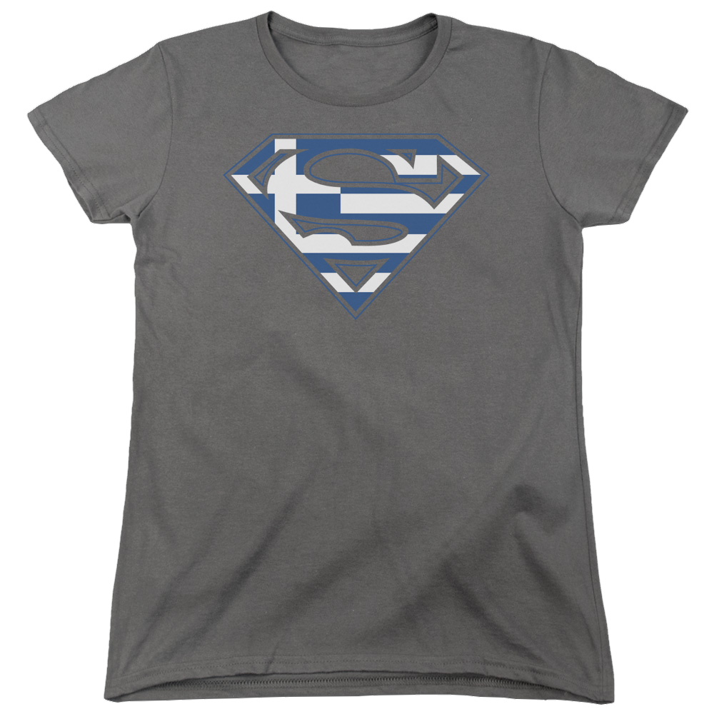 Superman Greek Shield - Women's T-Shirt Women's T-Shirt Superman