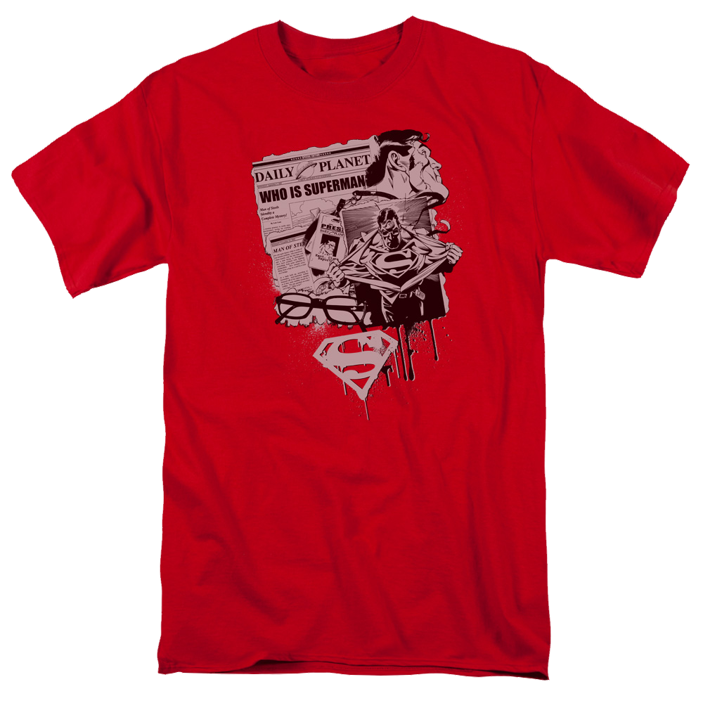 Superman Identity - Men's Regular Fit T-Shirt Men's Regular Fit T-Shirt Superman