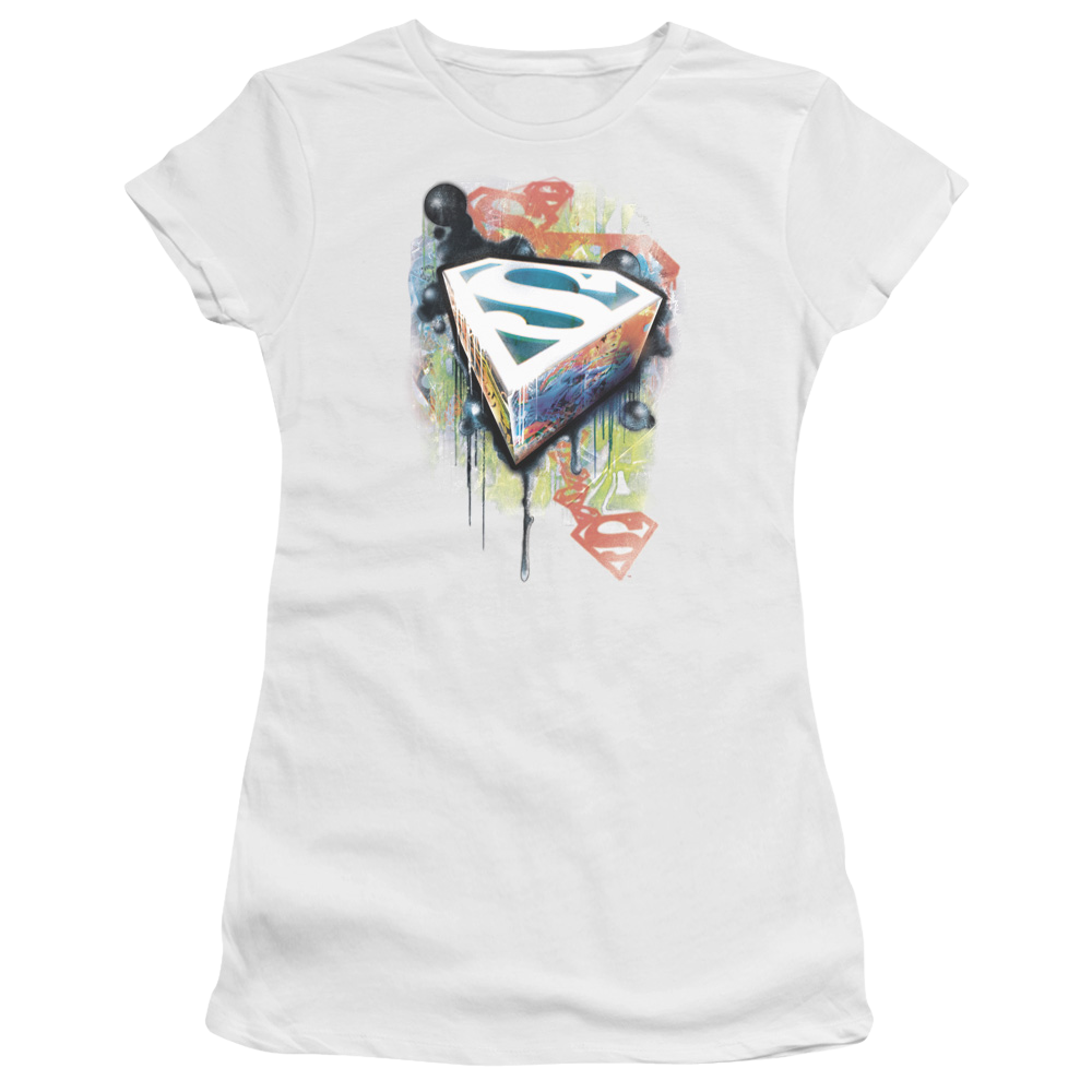 Superman Urban Shields - Juniors T-Shirt Juniors T-Shirt Superman