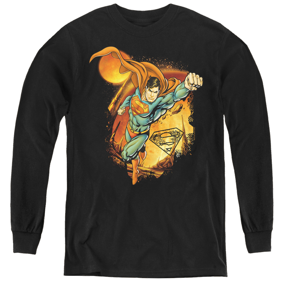 Superman Last Sons - Youth Long Sleeve T-Shirt Youth Long Sleeve T-Shirt Superman