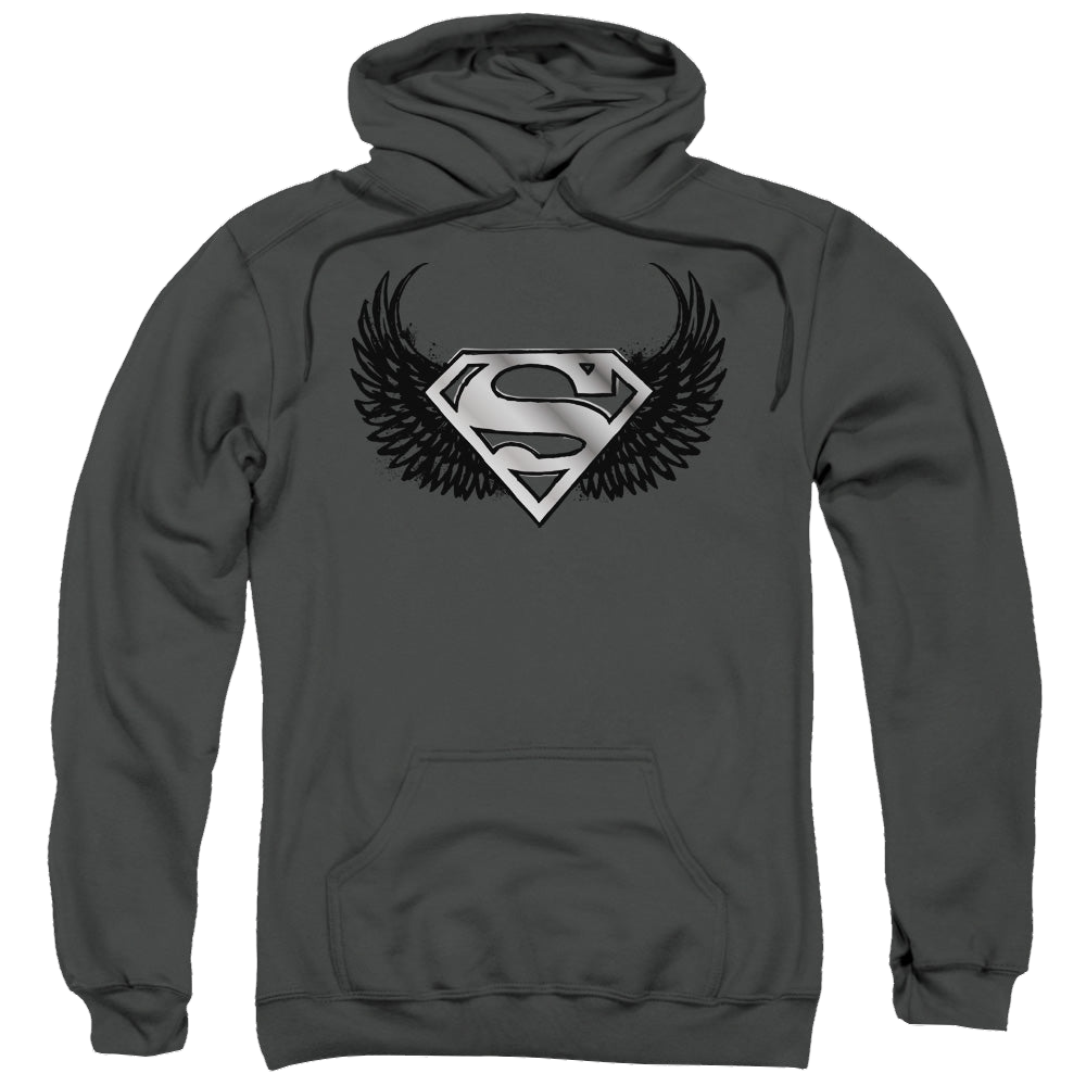 Superman Dirty Wings - Pullover Hoodie Pullover Hoodie Superman