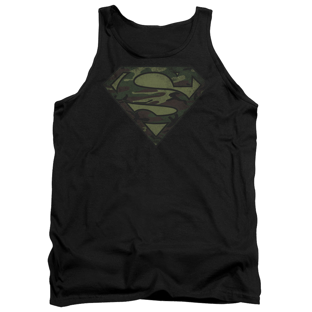 Superman Camo Logo Distressed - Men's Tank Top Men's Tank Superman