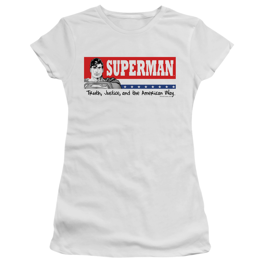 Superman Superman For President - Juniors T-Shirt Juniors T-Shirt Superman