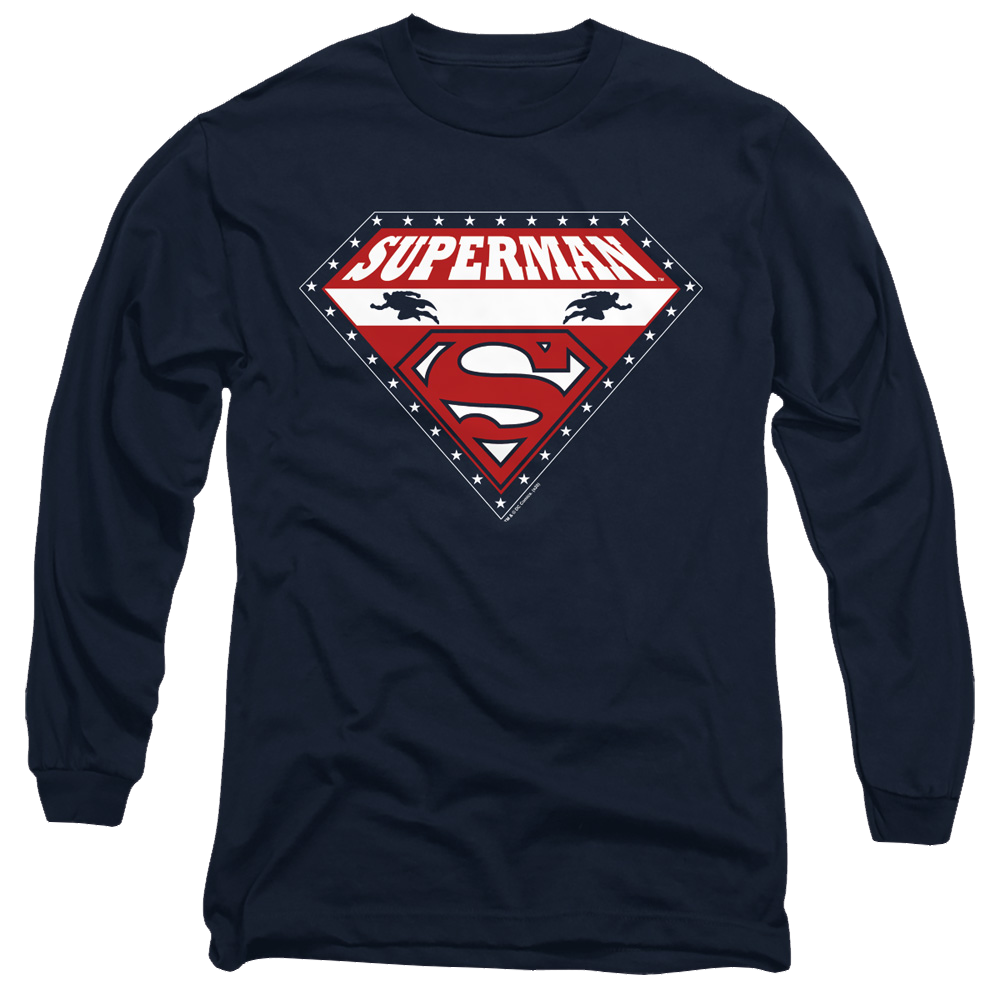 Superman Superman For President - Men's Long Sleeve T-Shirt Men's Long Sleeve T-Shirt Superman